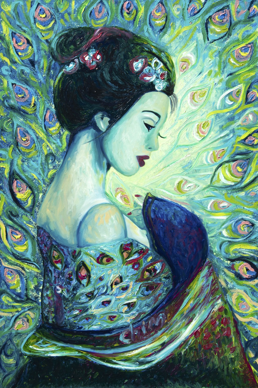 Chiara Magni - Silk Peafowl
